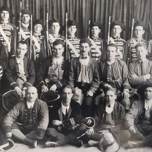 L'Assedio in una rappresentazione del 1924