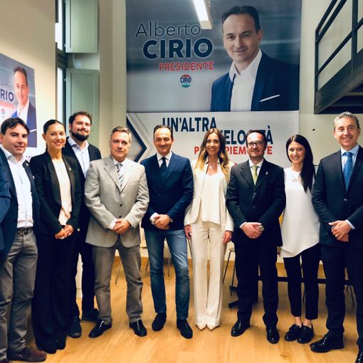 Regionali, Cirio presenta il listino: &quot;Rappresentate province più piccole, se eletti via l'Irap e Irpef per cui investe in Piemonte&quot;