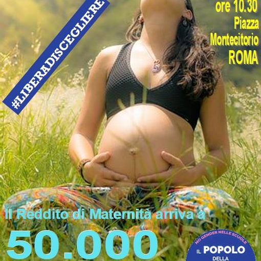 Festa della maternità, oggi a piazza Montecitorio