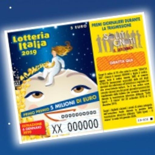 Lotteria Italia, venduto ad Asti uno dei biglietti vincenti