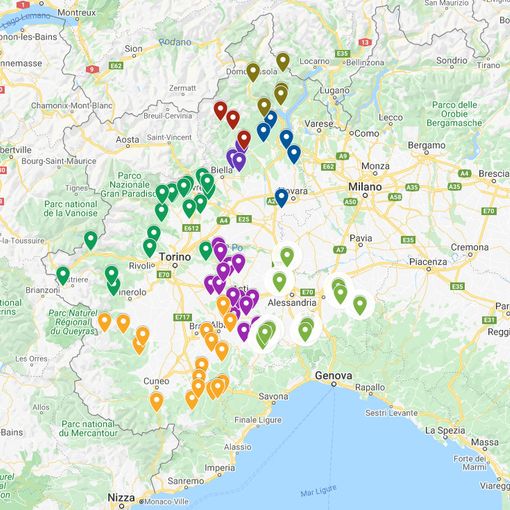 La mappa dei Comuni che riceveranno finanziamenti