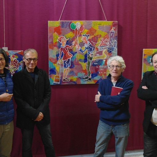 Nella foto, da sinistra a destra: Delmastro, Pinsoglio, Miroglio e Carisio