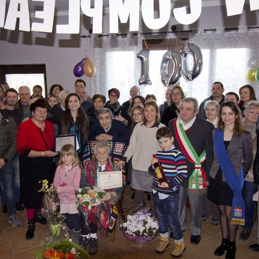 Festa a Montabone per i cento anni di Luigina Musso