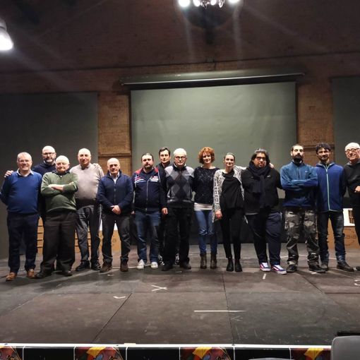 In foto, in ordine da sinistra, Maurizio Martino e Carlo Giuseppe Merlino (Revisori dei Conti), Pietro Ameglio (Vicepresidente e Tesoriere), Giovanni Spagarino (Vicepresidente), Bruno Verri (Presidente), Paolo Serra, Fabrizio De Dominicis, Luciano Saglietta Verri, Monica Bosio (Vicepresidente), Arianna Menconi (Segretario), Ezio Grasso, Davide Robba, Simone Vernazza e Domenico Marchelli (Revisore dei Conti).