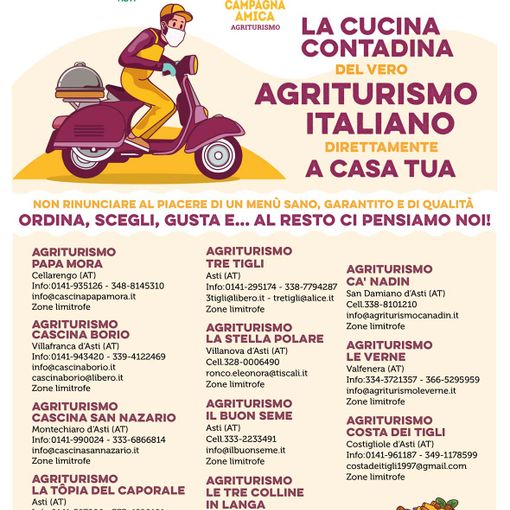 menù di pasqua da Coldiretti
