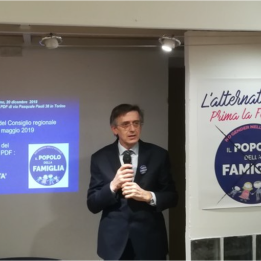 Valter Boero, candidato presidente di Regione per il Popolo della Famiglia