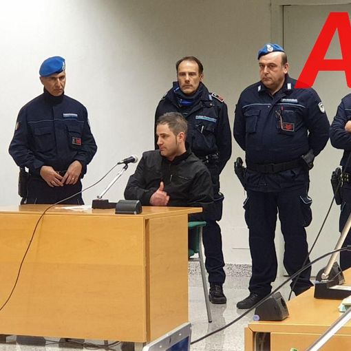 Una delle udienze del processo Barbarossa
