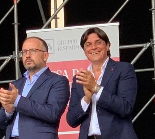Il sindaco Rasero e l'assessore allo Sport Mario Bovino