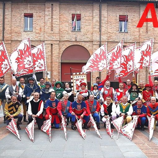 Sbandieratori astigiani protagonisti anche ai Campionati Italiani Sbandieratori over 39