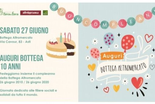 Fervono i preparativi per la ‘festa di compleanno’ della Bottega Altromercato di via Cavour