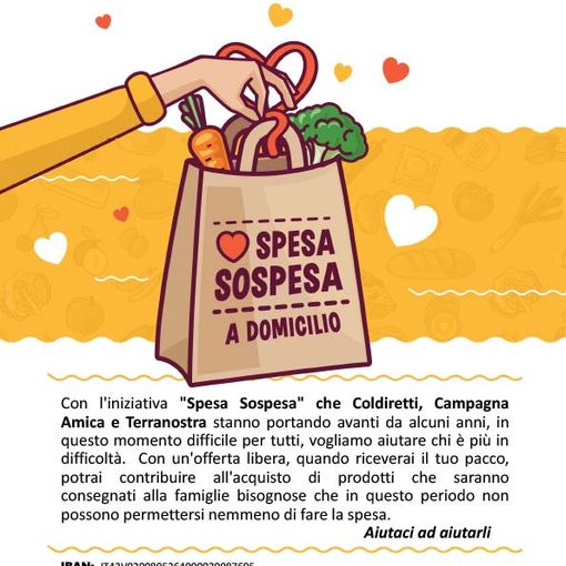 Emergenza coronavirus, la solidarietà del mondo agricolo per tramite di due iniziative Coldiretti Asti