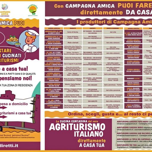 Pasqua e pasquetta a casa con i prodotti di Campagna Amica Coldiretti Asti