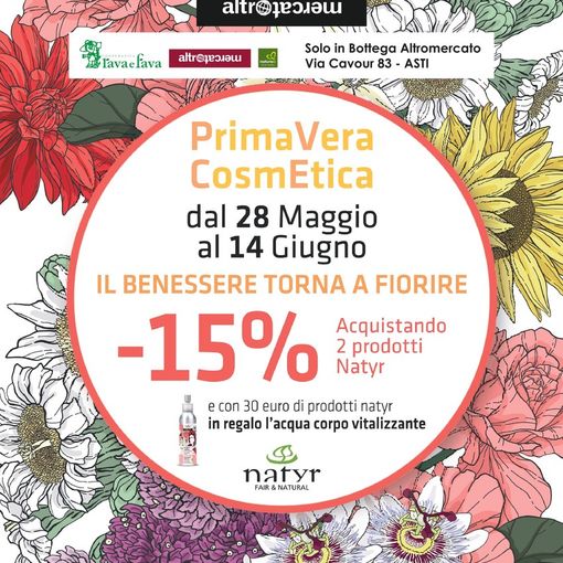 Torna la “ PrimaVERA CosmETICA” nella bottega Rava e Fava di via Cavour