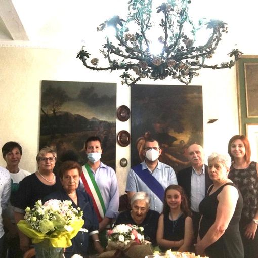 Festa a San Damiano per le cento candeline 'spente' dalla signora Carla Coggiola