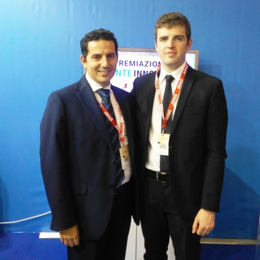 Il sindaco Allineri con Michele Pianetta,vicepresidente di Anci Piemonte