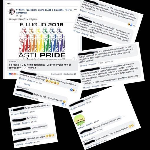 Il giorno del gay pride ad Asti sarà il 6 luglio
