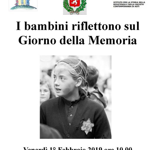 I bambini delle scuole di Villanova d'Asti riflettono sul Giorno della Memoria