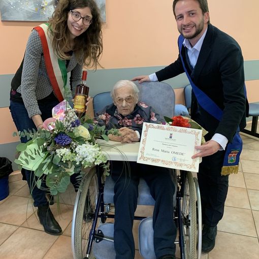 Rosa Maria con Silvia Benotti e Luca Quaglia