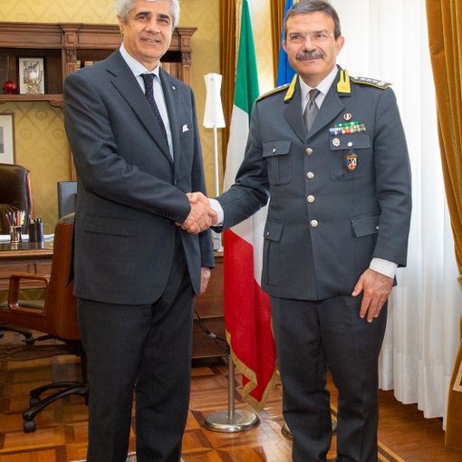Il Generale Giuseppe Vicanolo ha fatto visita al Comando provinciale della Guardia di Finanza di Asti