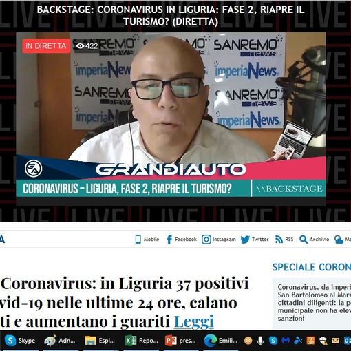 Esempio valorizzazione sull’home page del quotidiano