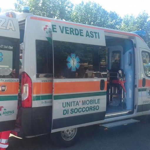 Un mezzo della Croce Verde Asti