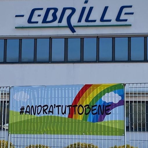 Il ringraziamento della Croce Verde nicese alla Ebrille per il sostegno nella lotta al Covid-19