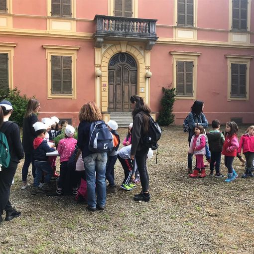 Villa Badoglia animata, per una mattina, da ben 220 bambini e bambine delle scuole astigiane