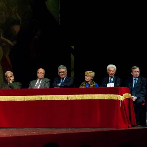 Nella foto, di Franco Rabino, la giuria togata dell'Asti d'Appello 2009: l'avvocato Grosso era il terzo da destra