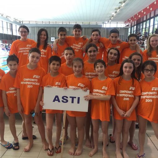 Nuoto: si è svolto ad Asti il Campionato Interprovinciale per esordienti B ed A.