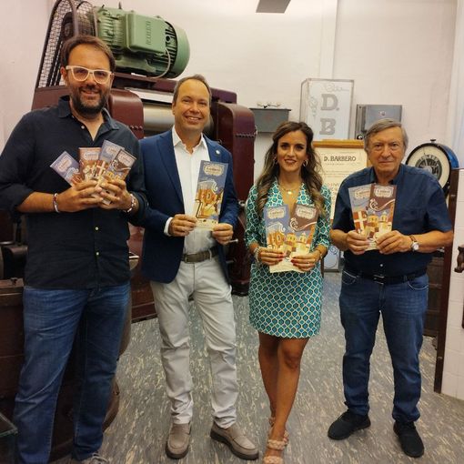 Da sx, Giovanni Barbero, Allegra Barbero, Davide Barbero e il Maestro Riccardo Guasco