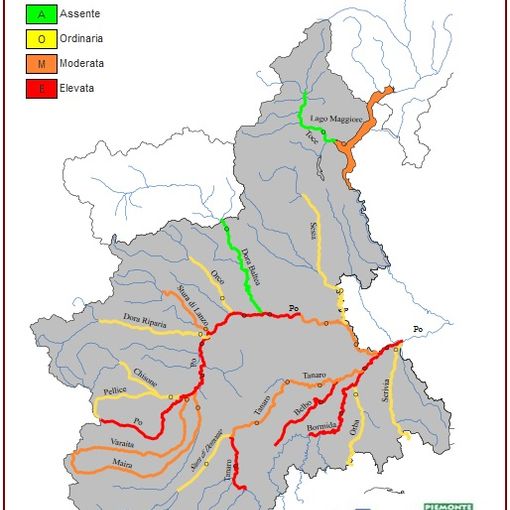 Emergenza maltempo, nuovo bollettino dell'ARPA regionale
