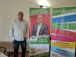 Piero Vercelli candidato alla Regione con il Partito Democratico