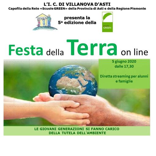 Festa della Terra il 5 giugno, Giornata Mondiale per l'Ambiente, online dalle 17.30
