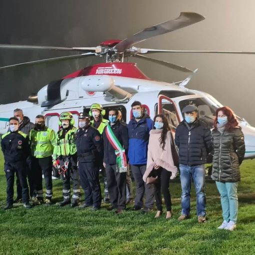 Inaugurata a Castelnuovo Belbo, la pista per l'elisoccorso notturno [VIDEO]