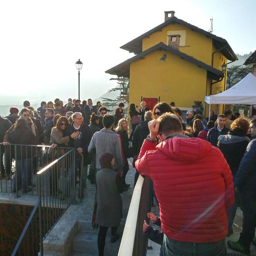 L'inaugurazione della terrazza