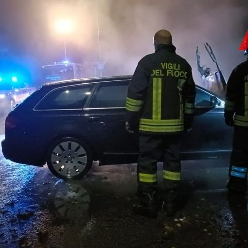 Uno degli incendi dello scorso anno