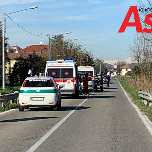 Incidente frontale sul rettilineo tra Sessant e Serravalle