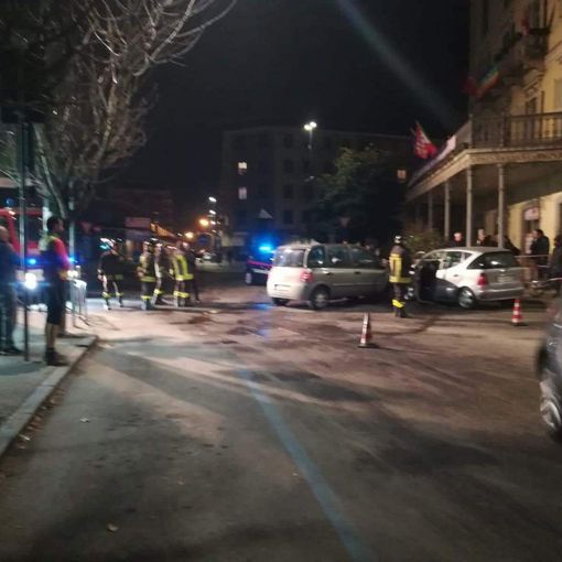 Asti: frontale tra due auto nei pressi della stazione ferroviaria