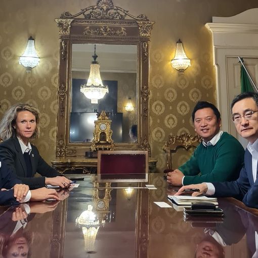 Un momento dell'incontro in municipio