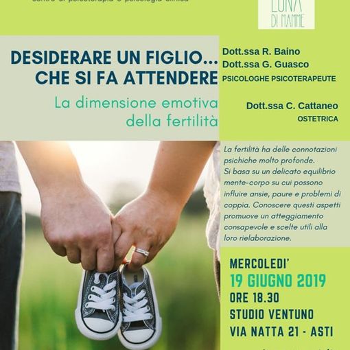 &quot;Desiderare un figlio che si fa attendere: la dimensione emotiva della fertilità&quot; un incontro per la coppia con Studio Ventuno