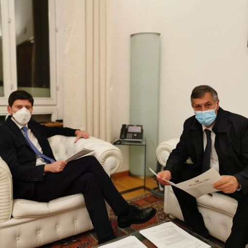 Bilancio sanità: l'assessore del Piemonte Icardi, incontra il ministro Speranza
