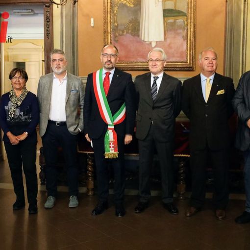 Gli insigniti dell'Ordine di San Secondo 2022 con il sindaco Rasero