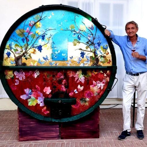 Ultimi giorni ad Asti per ammirare la botte gigante dell'artista Ezio Ferraris