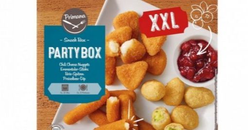 Aldi richiama lo &quot;Snack box party&quot; Primana da 450 grammi. In alcuni articoli è stata rinvenuta la presenza di corpi estranei