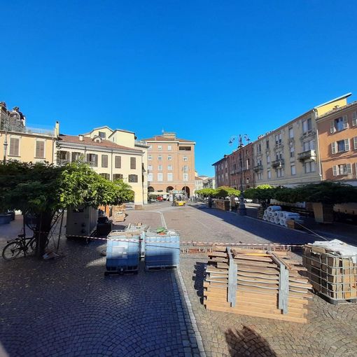 Iniziati i lavori in piazza Statuto