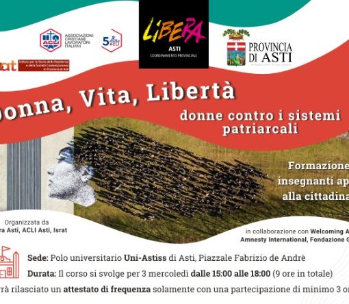 Corso di formazione per insegnanti e aperto alla cittadinanza con Libera Asti