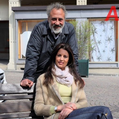 I conduttori ad Asti per le riprese