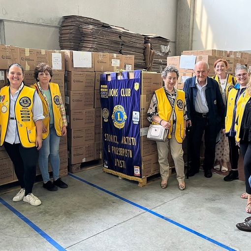Straordinario successo per il service Lions &quot;Una spesa da... Leoni&quot;