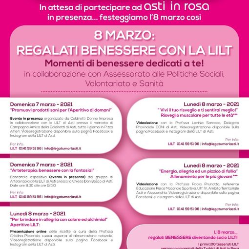 Locandina eventi LILT