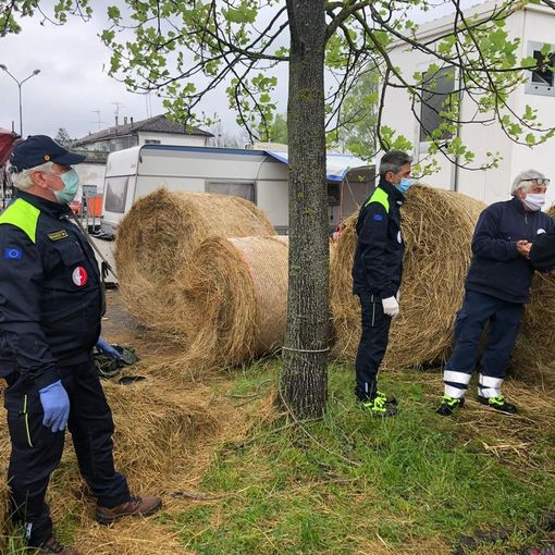 Anche il Coordinamento Territoriale del volontariato di Protezione Civile di Asti ha partecipato alla nascita dell'ospedale da campo alle O.G.R.